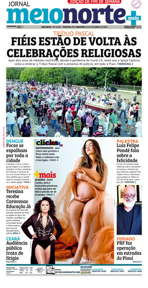 Capa do Jornal Meio Norte - 16/04/2022