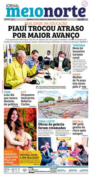 Capa do Jornal Meio Norte - 05/05/2022