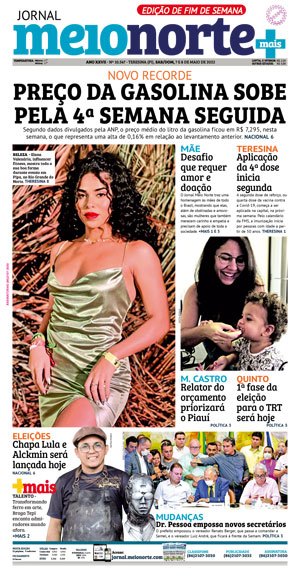 Capa do Jornal Meio Norte - 07/05/2022