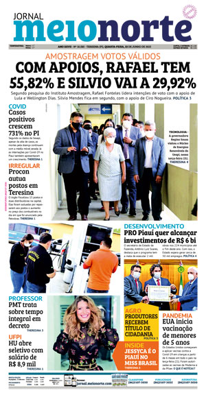 Página 1 do Jornal meionorte