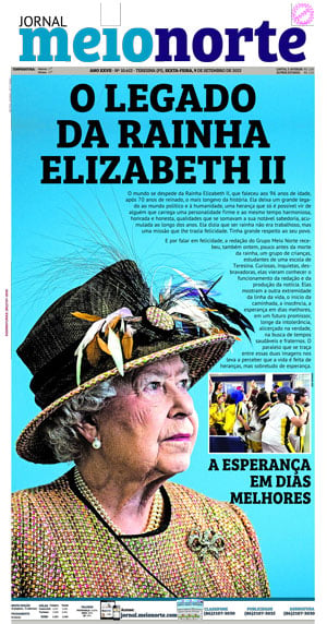 Capa do Jornal Meio Norte - 09/09/2022