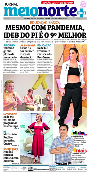 Capa do Jornal Meio Norte - 17/09/2022