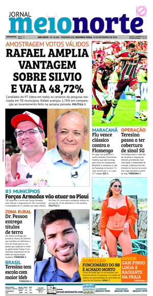 Capa do Jornal Meio Norte - 19/09/2022