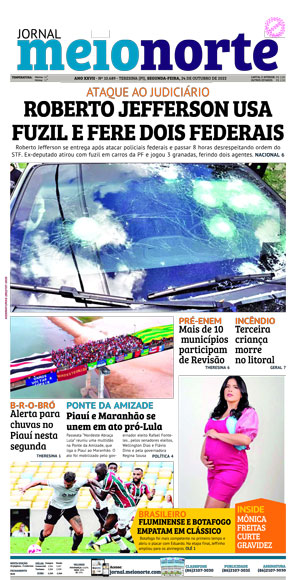 Capa do Jornal Meio Norte - 24/10/2022