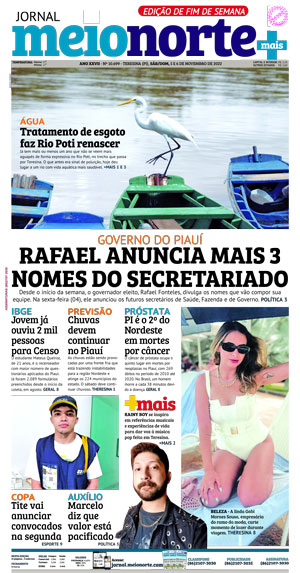 Capa do Jornal Meio Norte - 05/11/2022