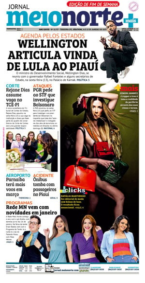 Capa do Jornal Meio Norte - 14/01/2023