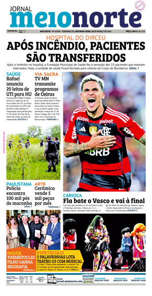 Capa do Jornal Meio Norte - 20/03/2023