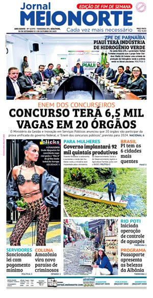 Capa do Jornal Meio Norte - 30/09/2023