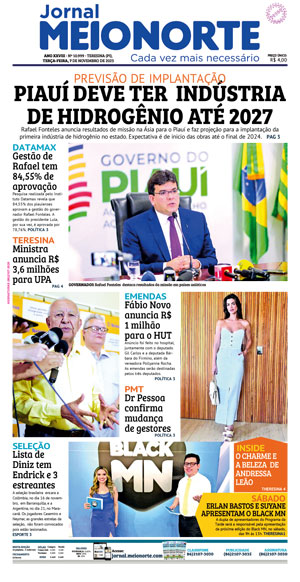Capa do Jornal Meio Norte - 07/11/2023